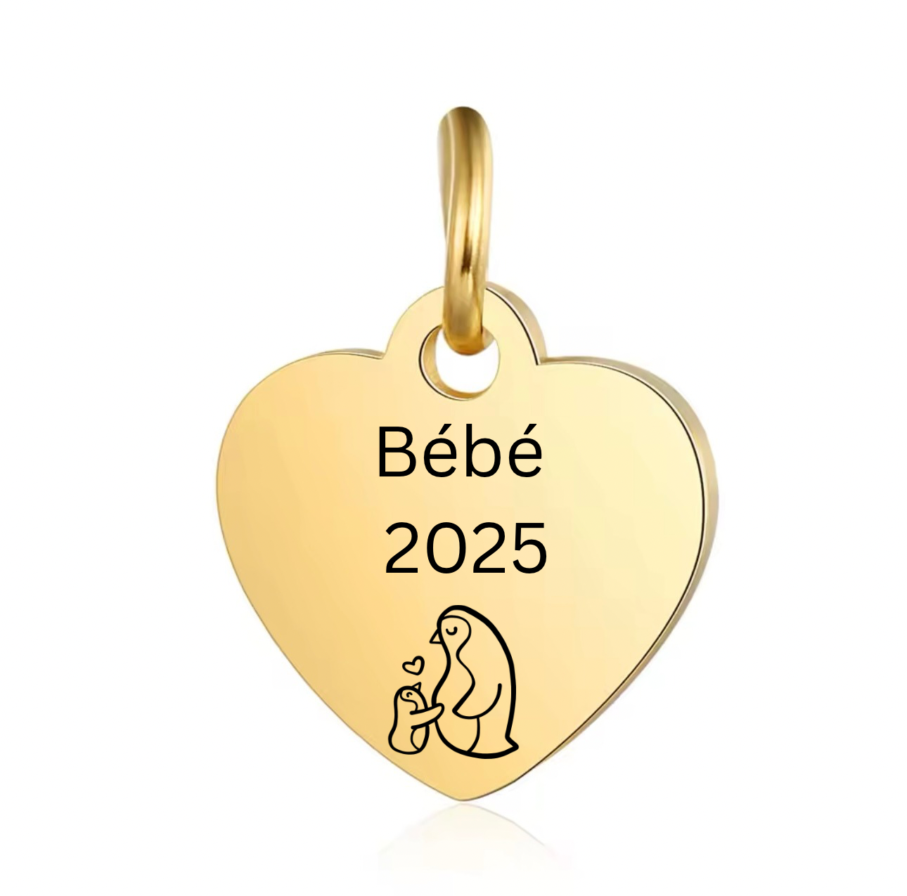 Médaillon cœur à personnalisé - PetitBola
