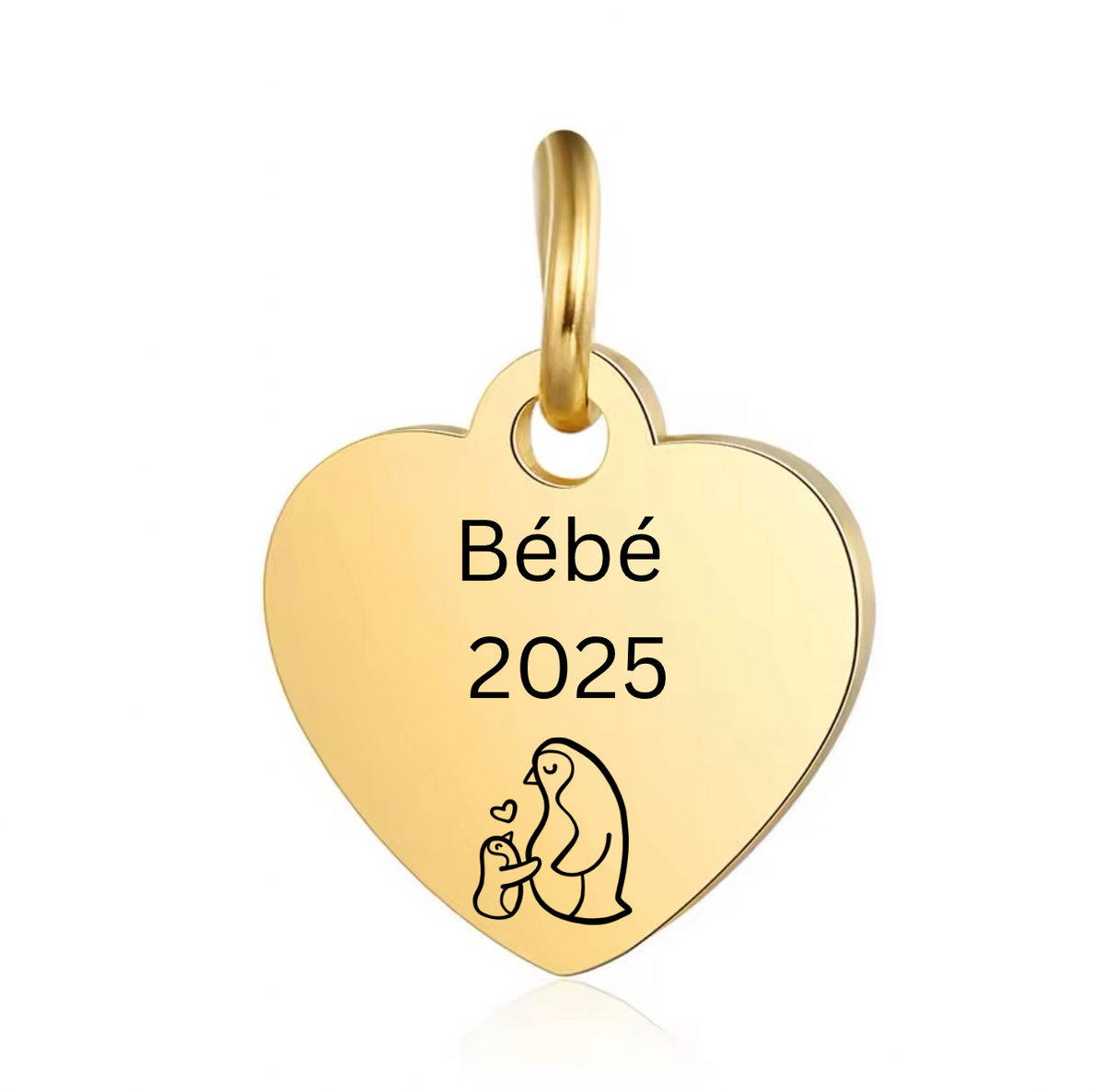 Médaillon cœur à personnalisé - PetitBola
