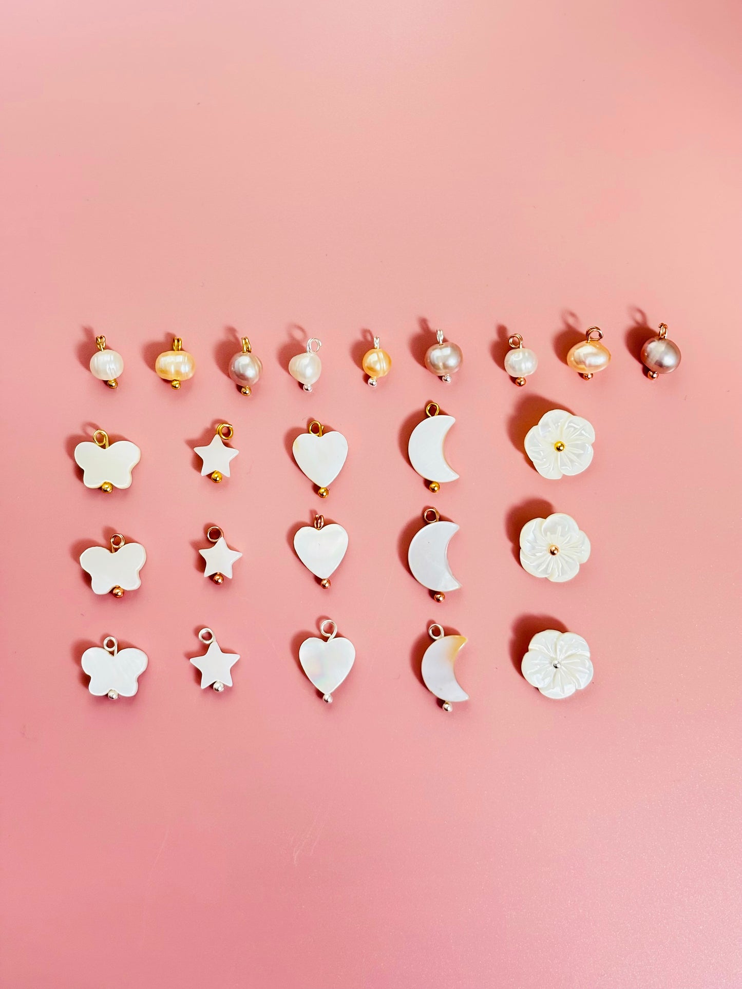 Charms en nacre pour Bola de grossesse