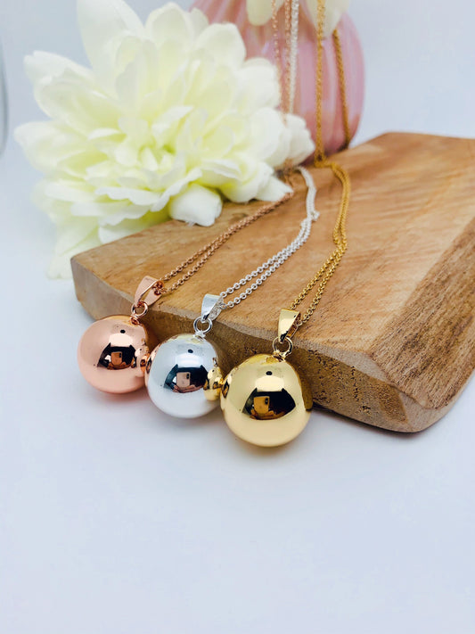 Bola de grossesse fait main boule de bola et chaînes au choix