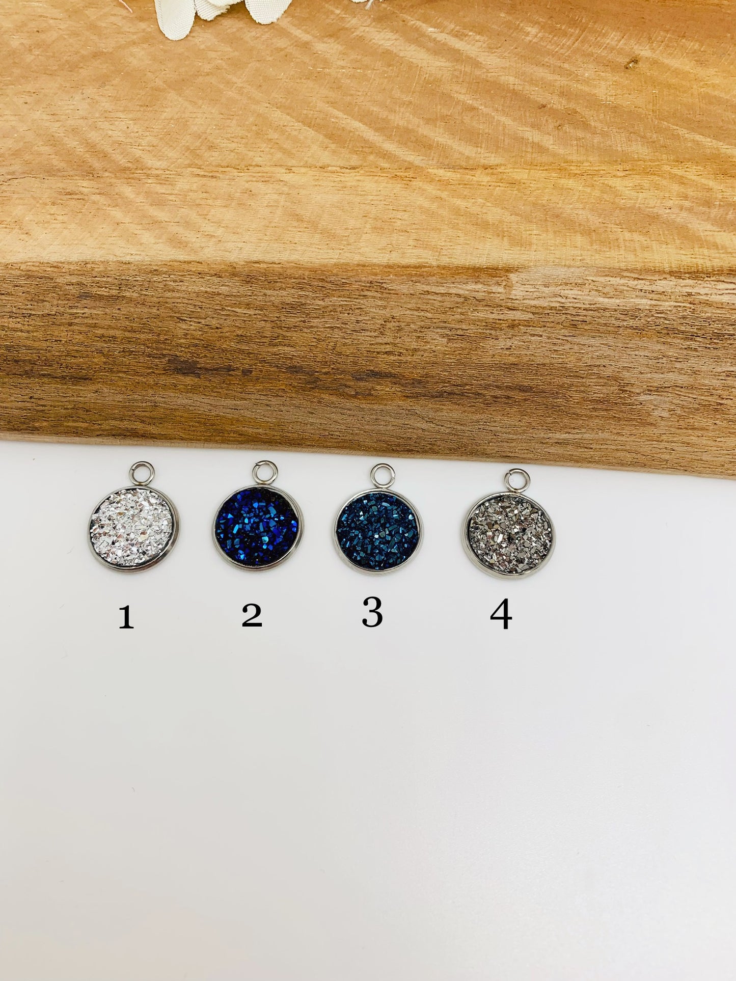 Bola de grossesse liberty fleuris bleu