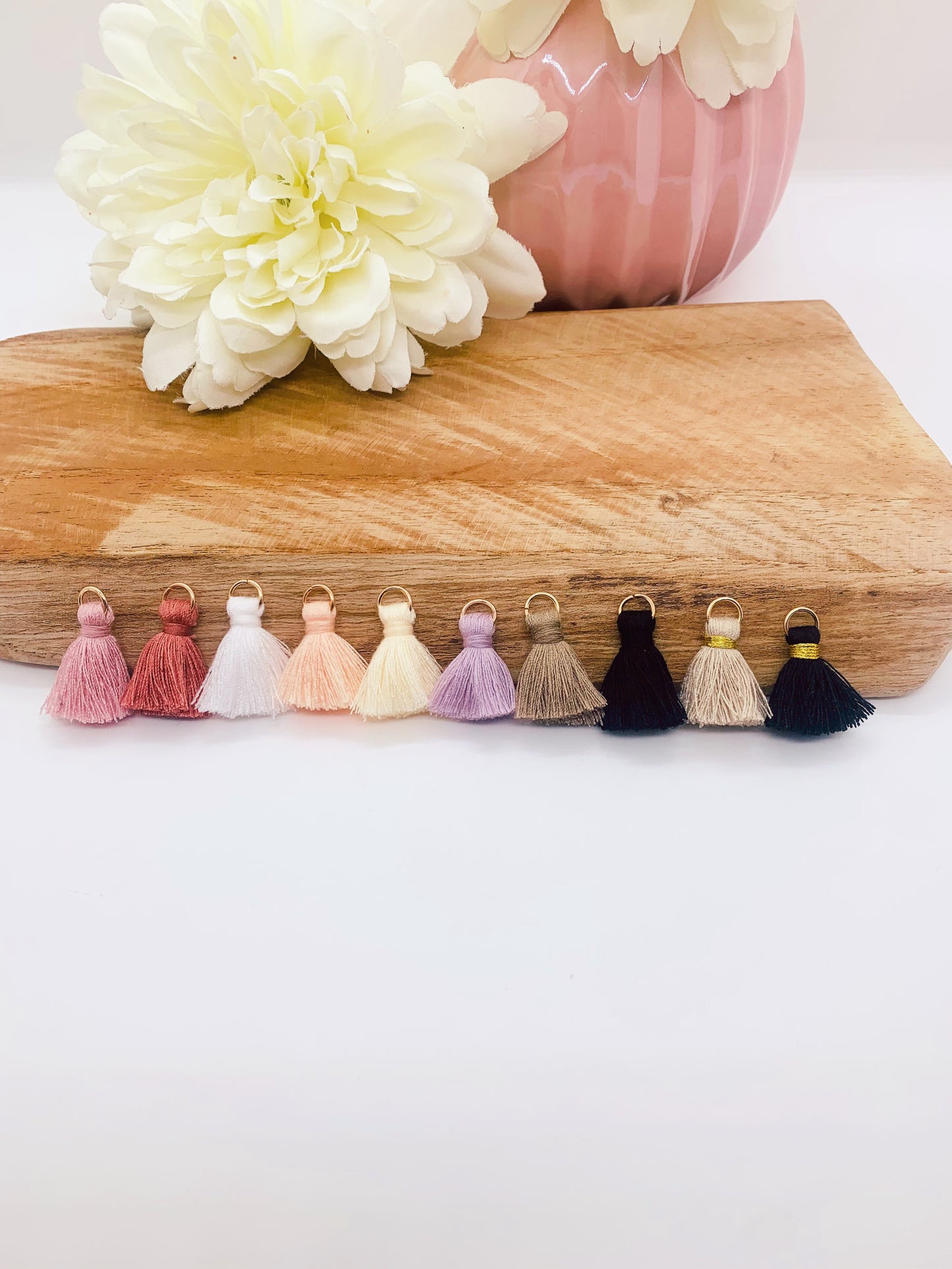 Bola de grossesse cœur et breloque en quartz rose