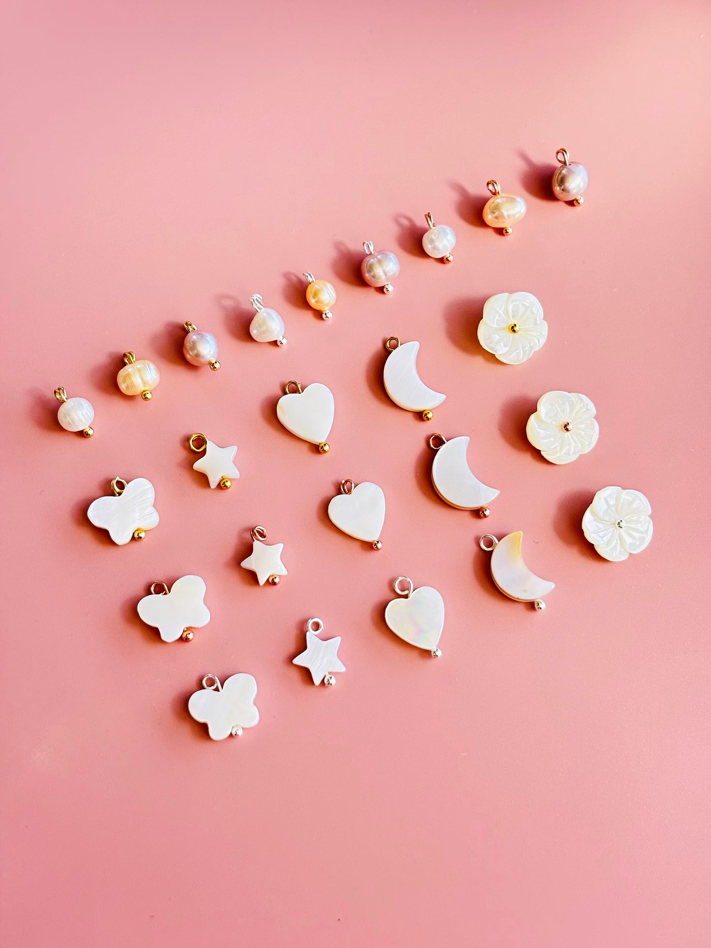 Charms en nacre pour Bola de grossesse