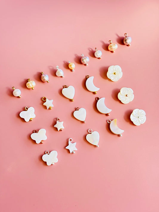 Charms en nacre pour Bola de grossesse