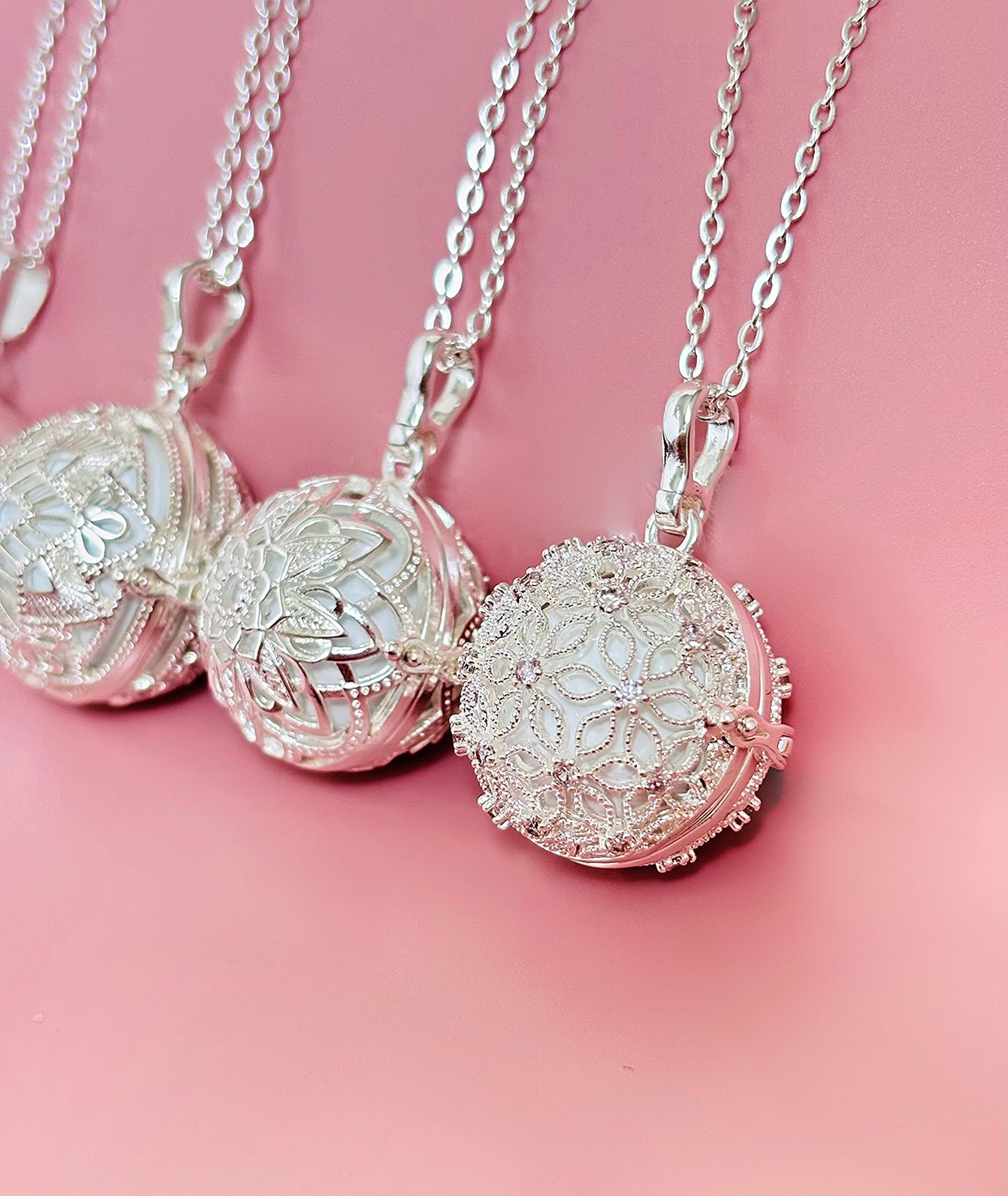 Bolas de grossesse argent personnalisable