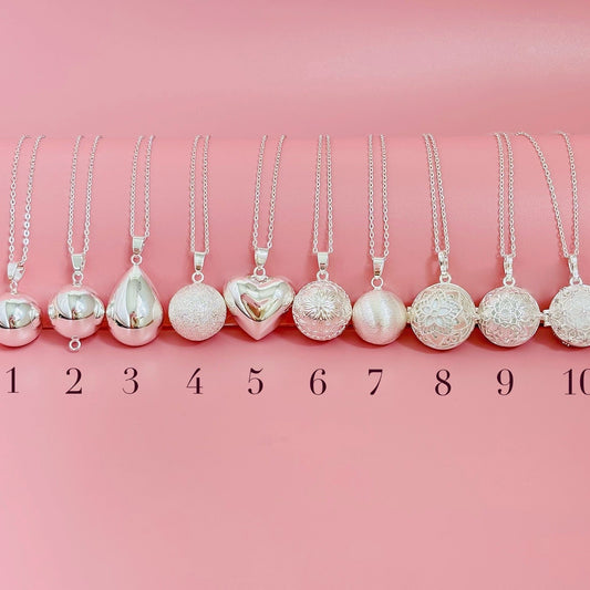Bolas de grossesse argent personnalisable