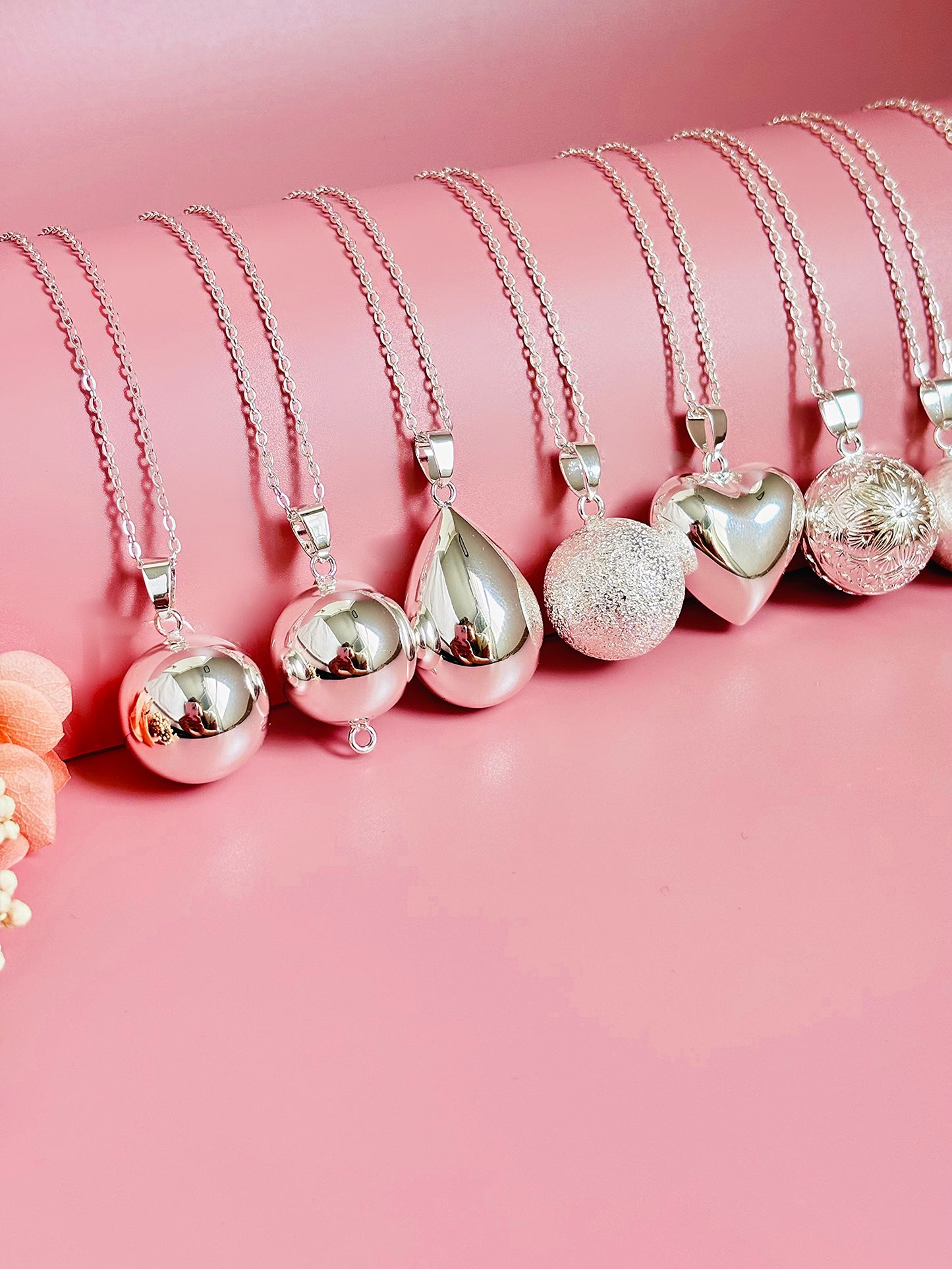 Bolas de grossesse argent personnalisable