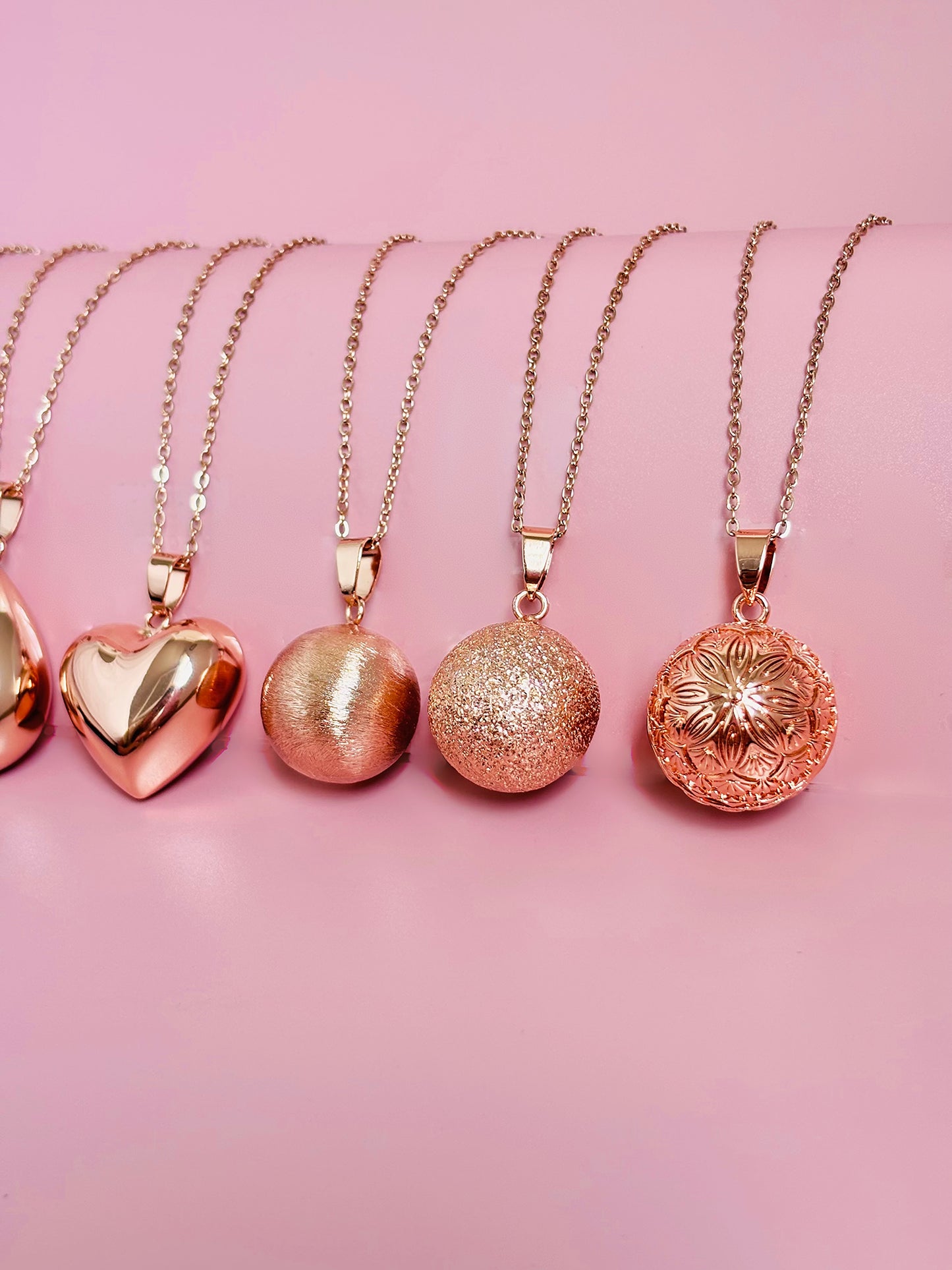 Bola de grossesse or rose personnalisable