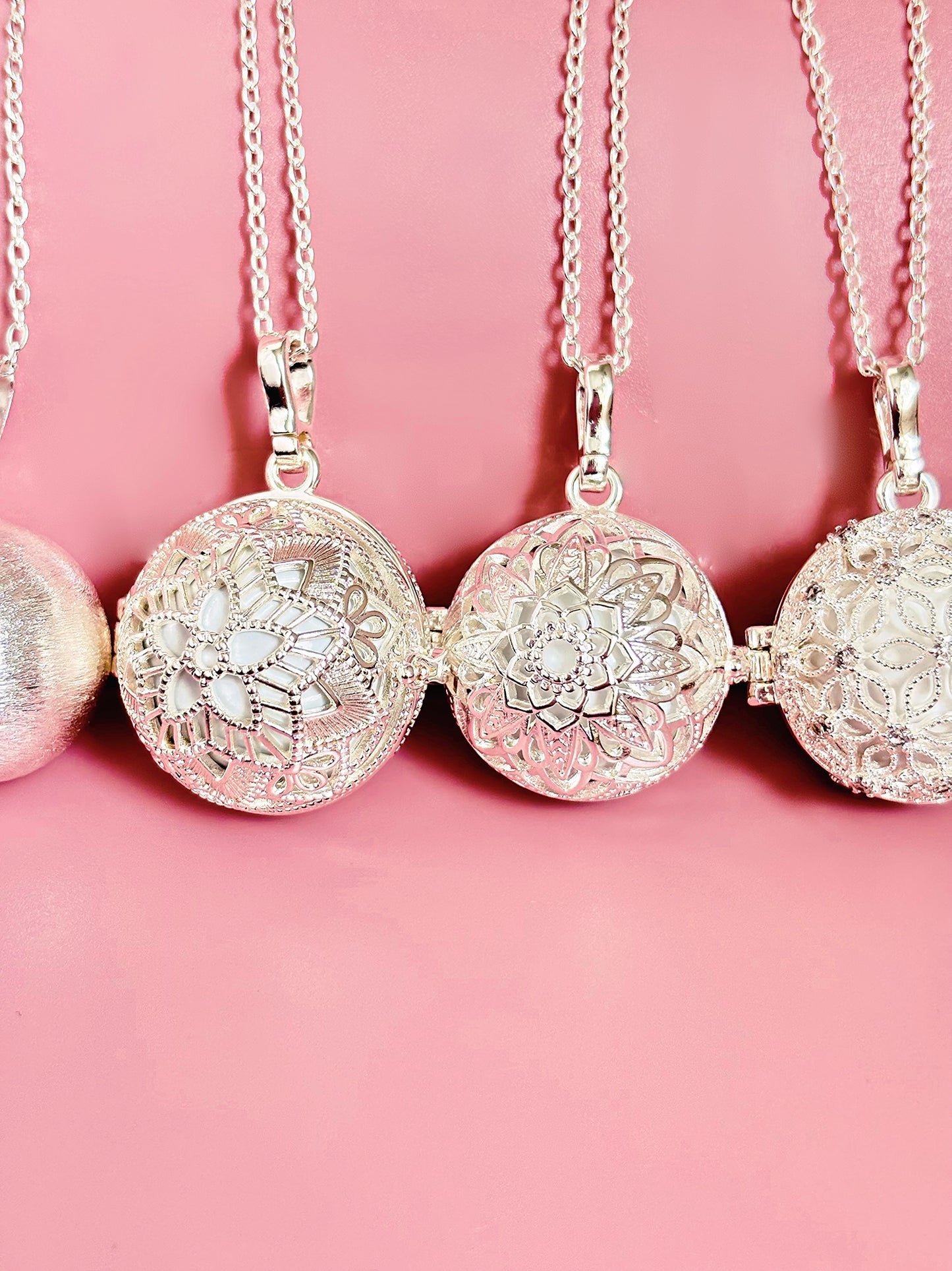 Bolas de grossesse argent personnalisable