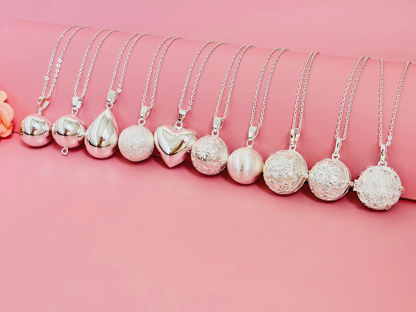 Bolas de grossesse argent personnalisable